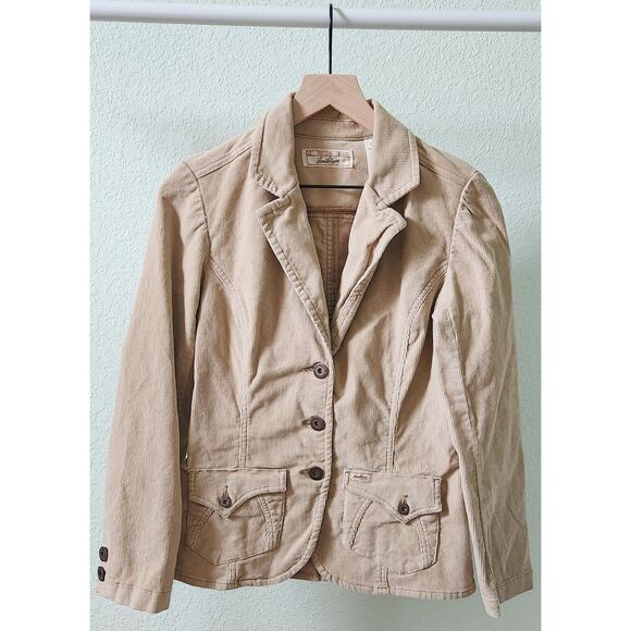 Levi Strauss corduroy vintage slim fit tan jacket - Picture 2 of 6